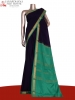 Pure Contrast Mysore Crepe Silk Saree